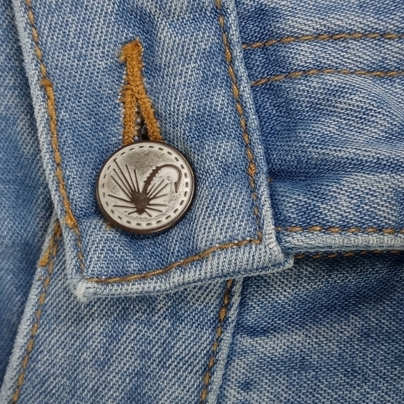 Columbia Sportswear Bonehead Outdoors med wash fade denim jeans 34/30 - Picture 8 of 11